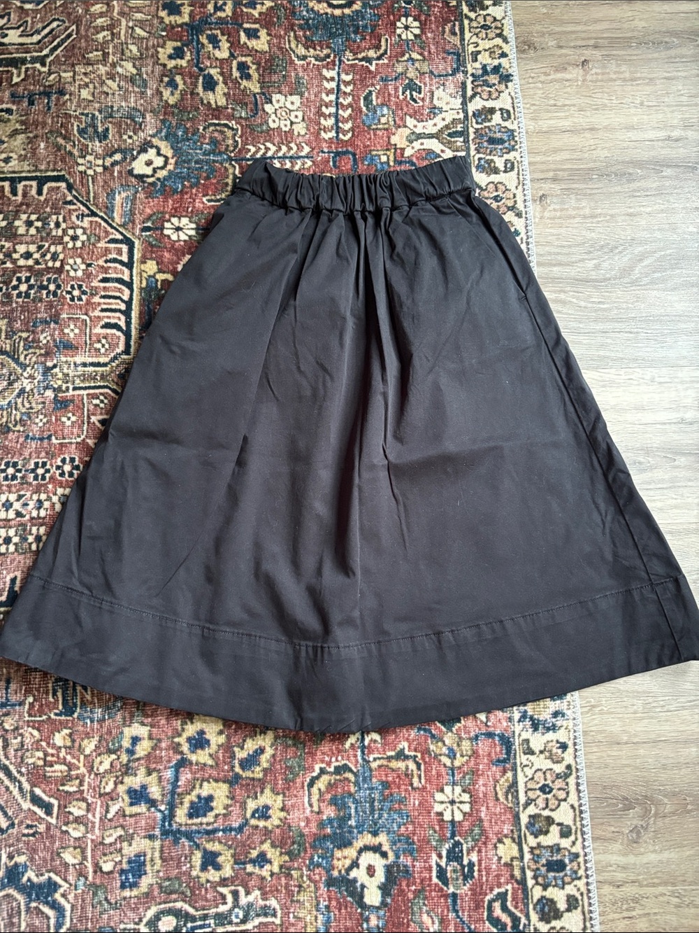 Everlane Black A-Line Skirt